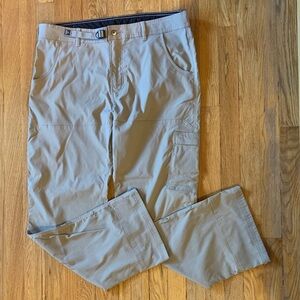 Men’s prAna Breathe pants XL (approx 38”) x 32 inseam with adjustable waistband.